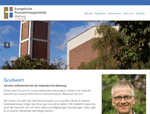 Tablet Screenshot of pauluskirche.ekmr.de